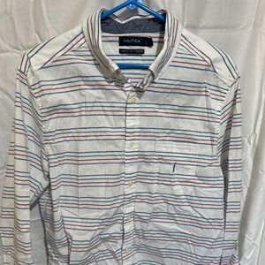 Nautical Long Sleeve Button Down